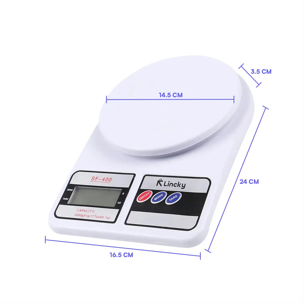 Báscula Digital de Precisión AURA - Gramera para Nutrición y Cocina