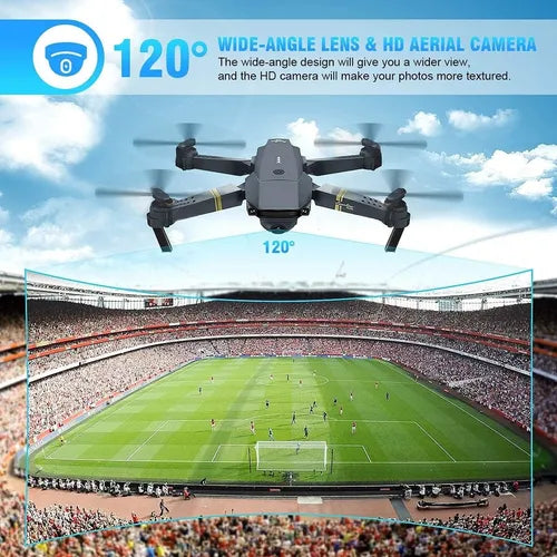 Mini Dron Plegable AURA - Doble Cámara 4K Pro