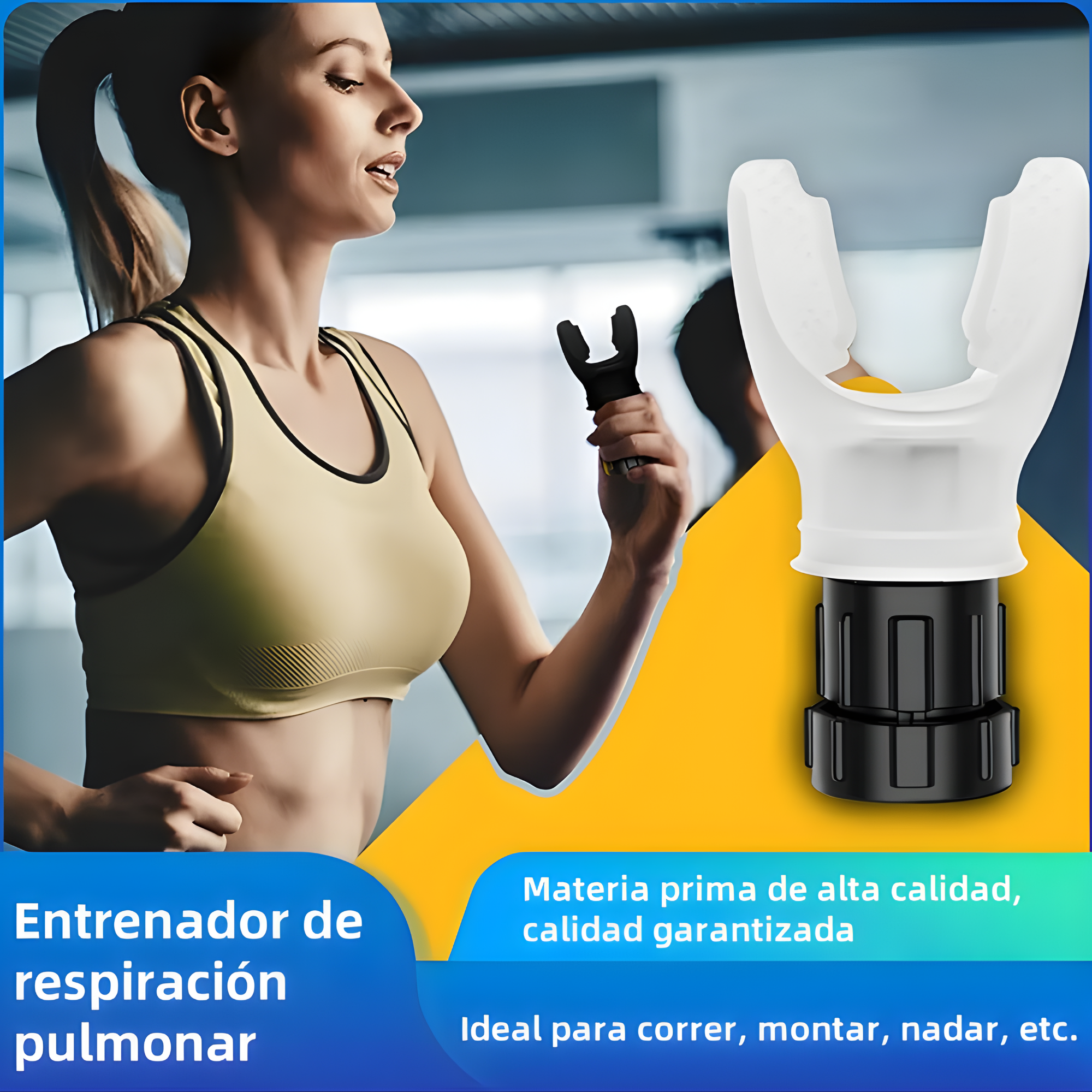 Ejercitador Pulmonar de Alta Resistencia - AURA Fitness⁠