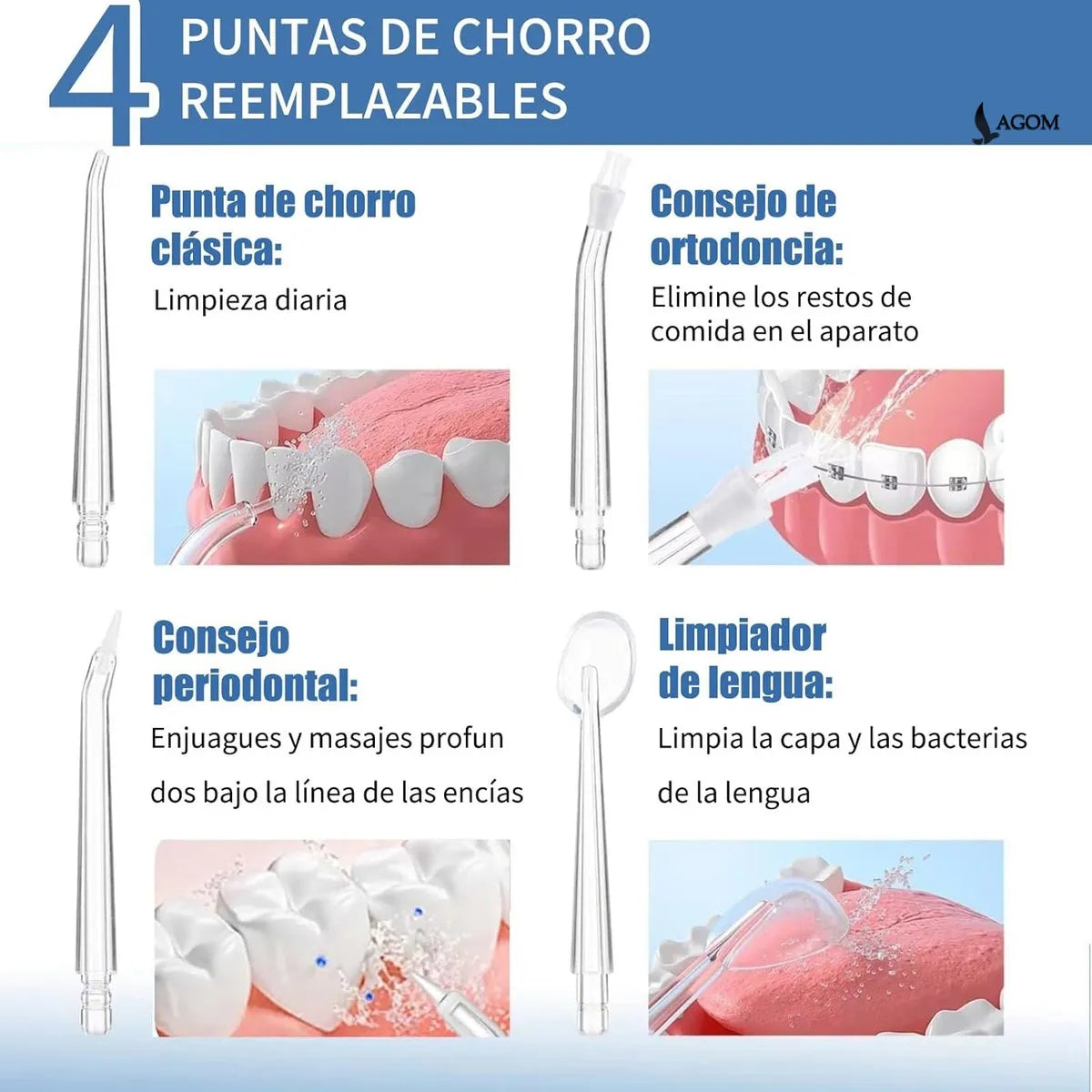 Irrigador Bucal Inalámbrico Portatil