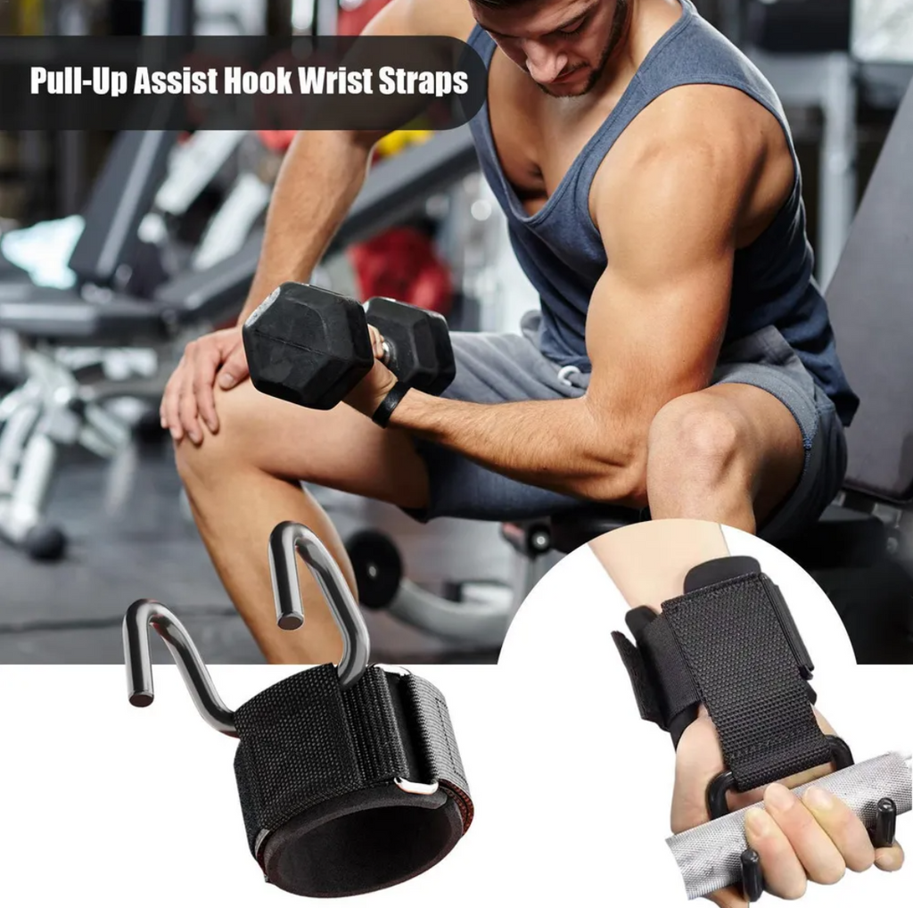 Ganchos de Agarre Premium para Gym (Par) - AURA⁠