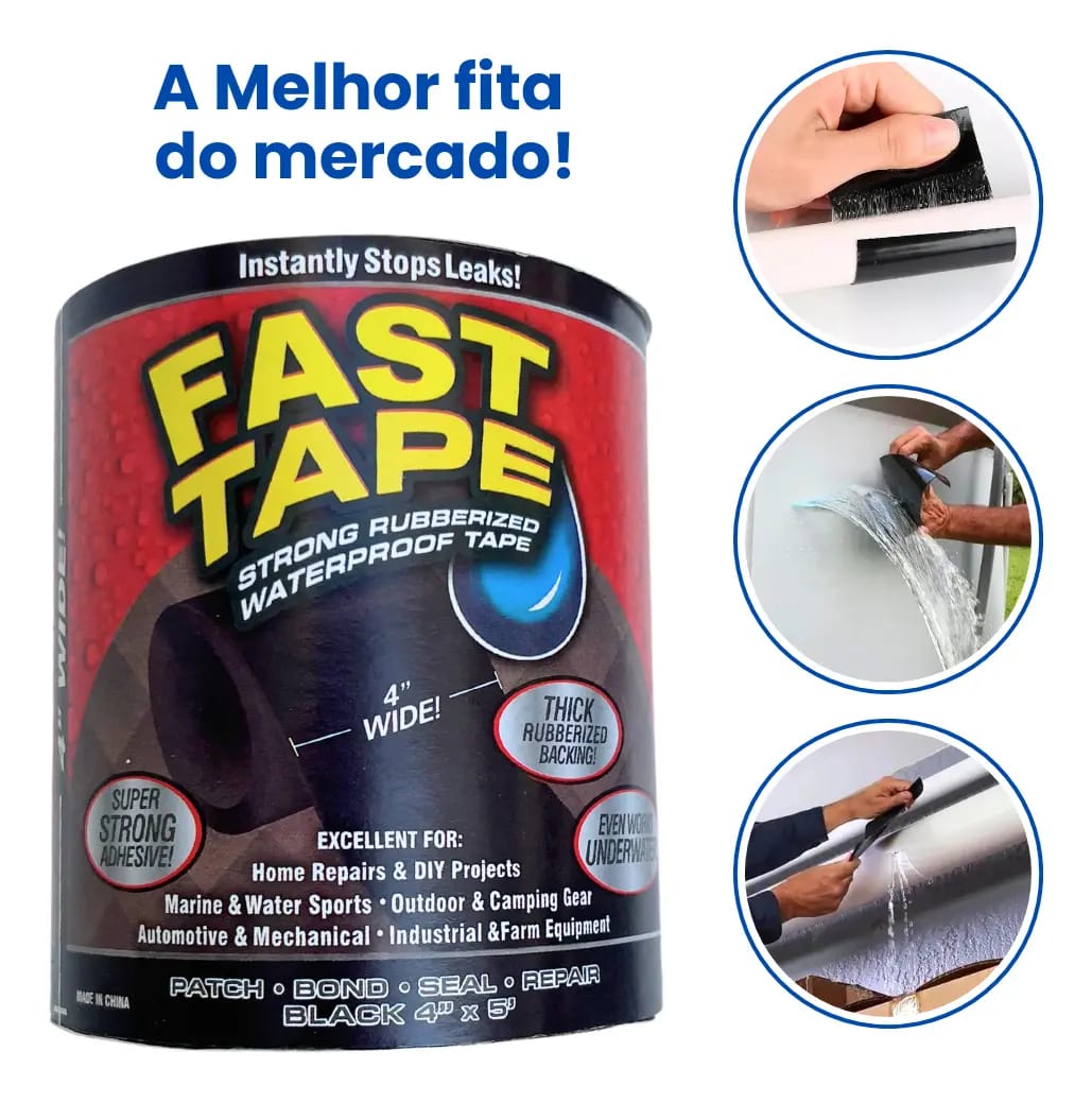 Cinta Ultra Selladora Impermeable AURA - Fast Tape