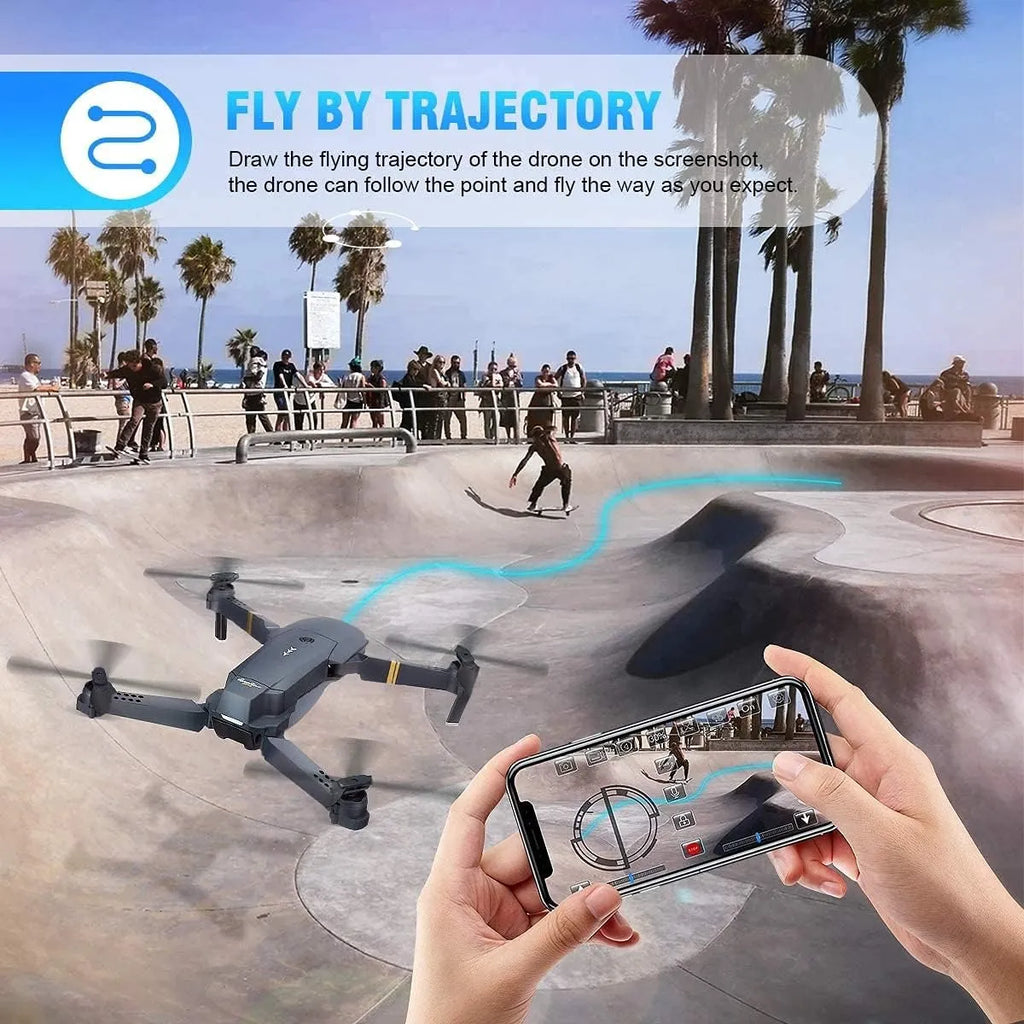 Mini Dron Plegable AURA - Doble Cámara 4K Pro