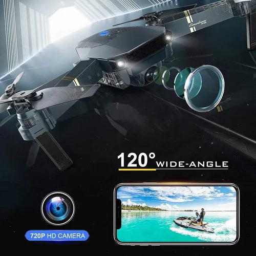 Mini Dron Plegable AURA - Doble Cámara 4K Pro
