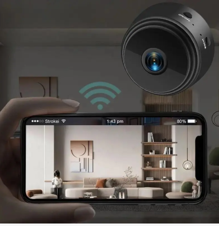 Mini Cámara de Seguridad Inteligente AURA Shield - Wifi HD 1080p